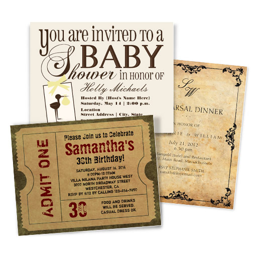 Custom Invitations