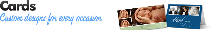 Cards, Photo Cards, Invitations, and more!